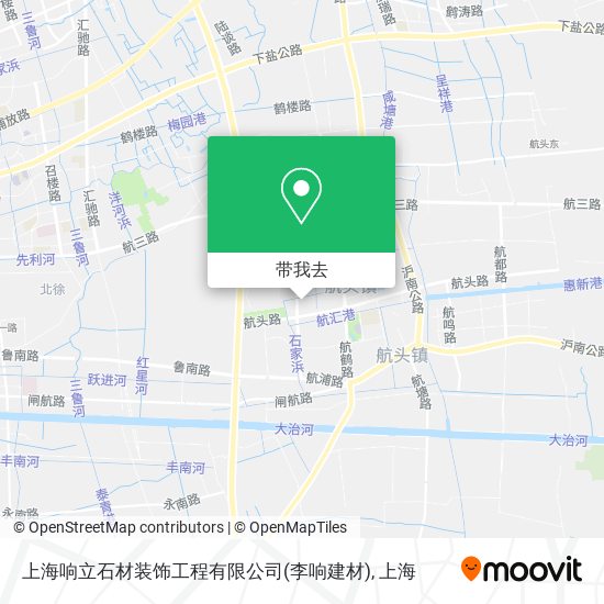 上海响立石材装饰工程有限公司(李响建材)地图