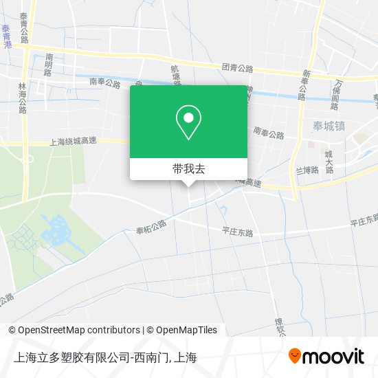 上海立多塑胶有限公司-西南门地图