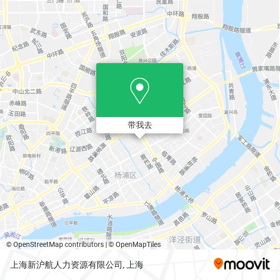 上海新沪航人力资源有限公司地图