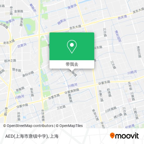 AED(上海市唐镇中学)地图