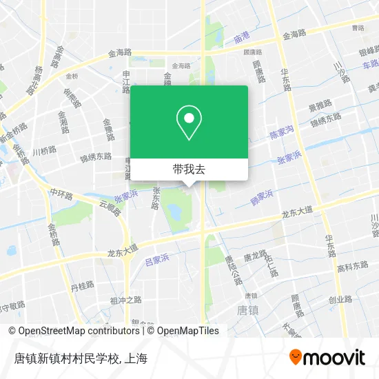 唐镇新镇村村民学校地图
