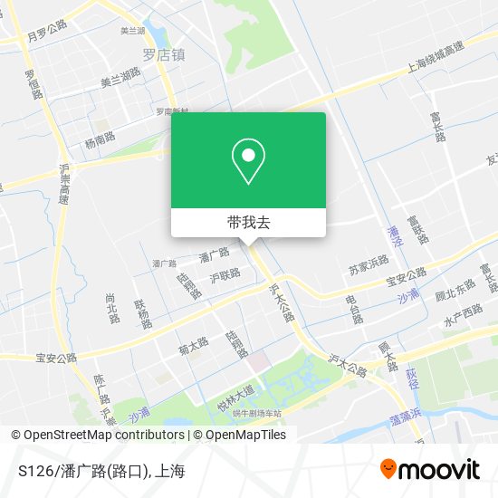 S126/潘广路(路口)地图