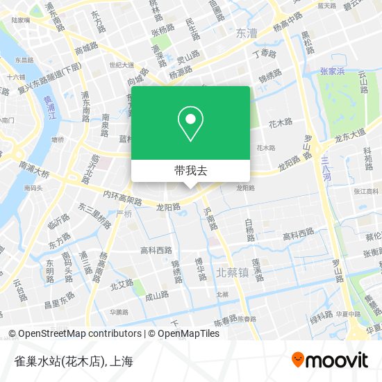 雀巢水站(花木店)地图