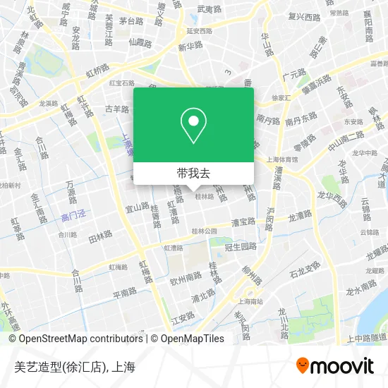 美艺造型(徐汇店)地图