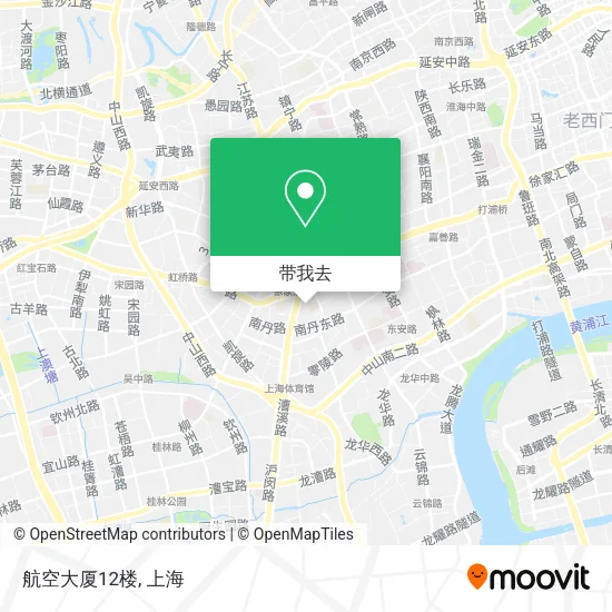 航空大厦12楼地图
