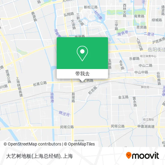 大艺树地板(上海总经销)地图
