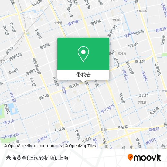 老庙黄金(上海颛桥店)地图