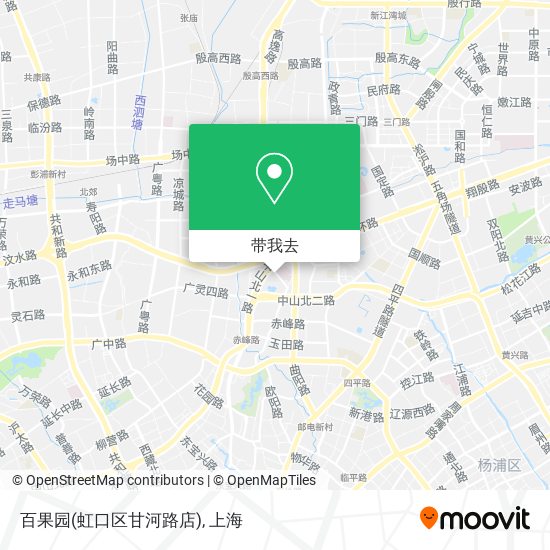 百果园(虹口区甘河路店)地图