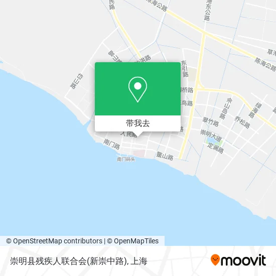 崇明县残疾人联合会(新崇中路)地图