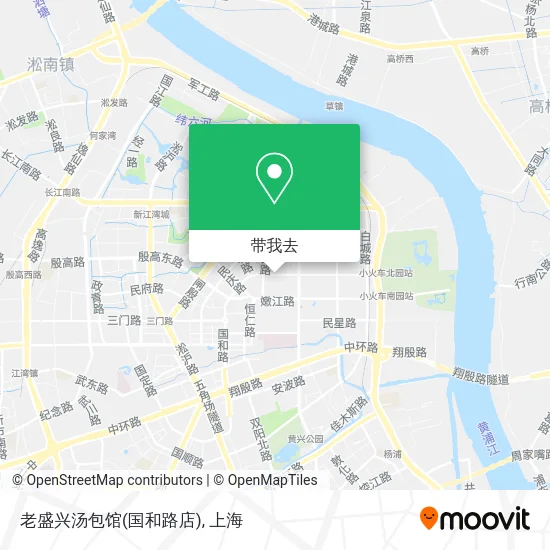 老盛兴汤包馆(国和路店)地图
