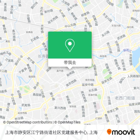 上海市静安区江宁路街道社区党建服务中心地图