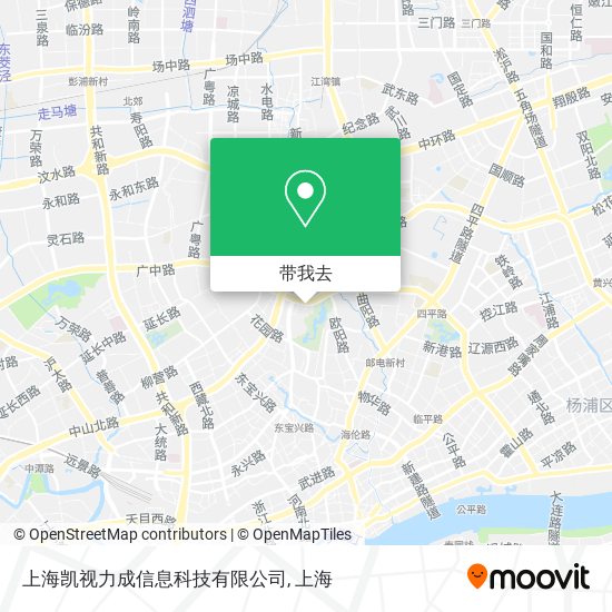 上海凯视力成信息科技有限公司地图
