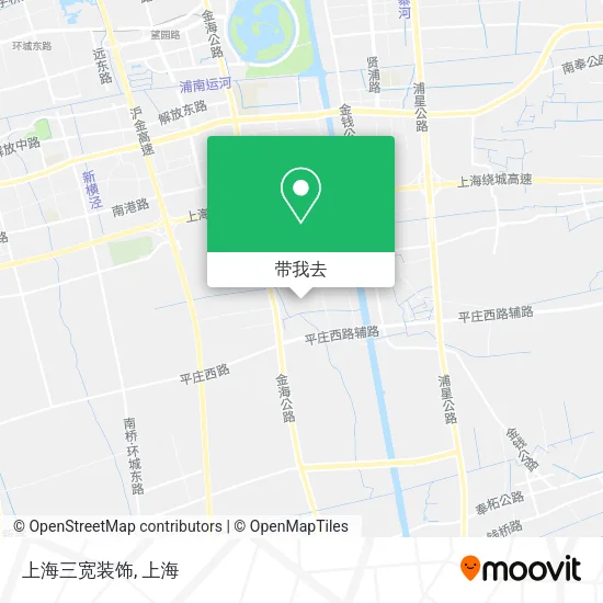 上海三宽装饰地图