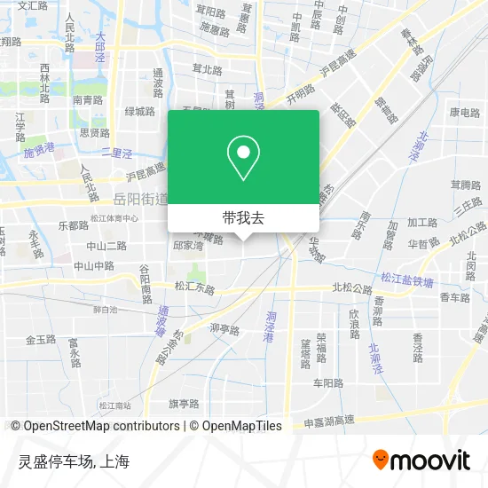 灵盛停车场地图