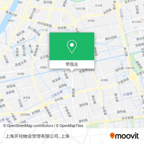 上海开伦物业管理有限公司地图