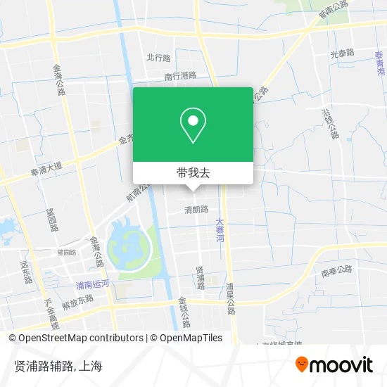 贤浦路辅路地图