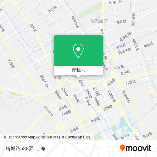 塔城路688弄地图