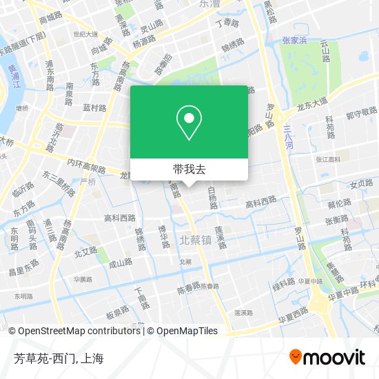 芳草苑-西门地图