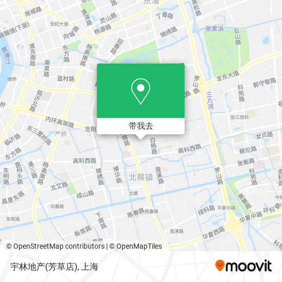 宇林地产(芳草店)地图