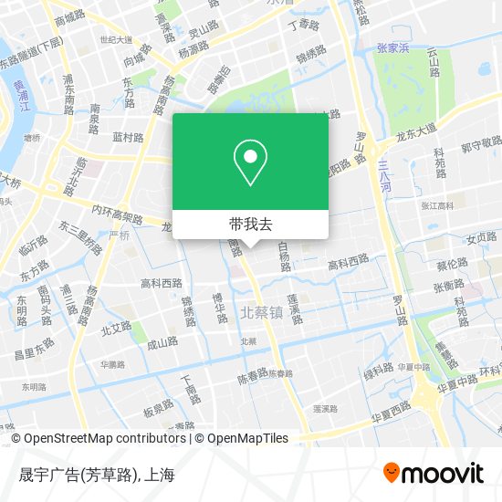 晟宇广告(芳草路)地图