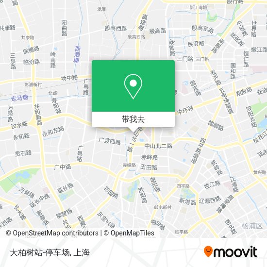 大柏树站-停车场地图