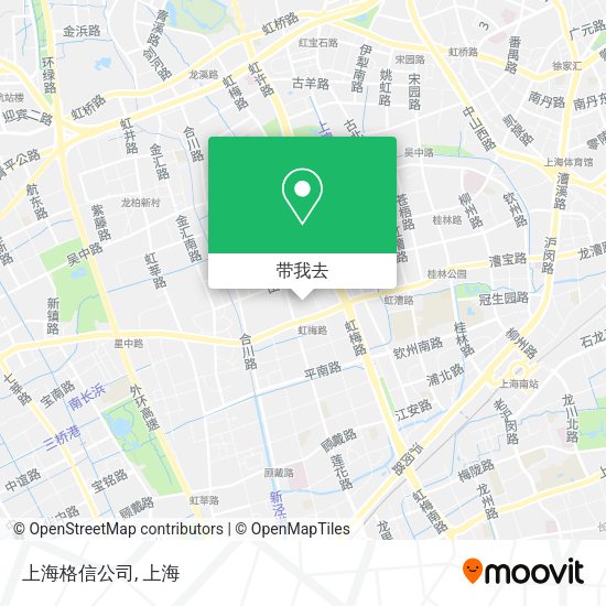 上海格信公司地图