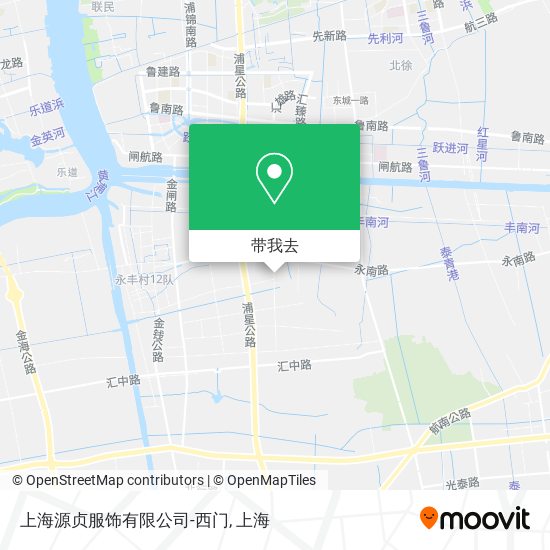 上海源贞服饰有限公司-西门地图