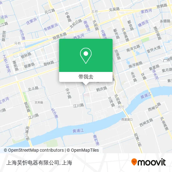 上海昊忻电器有限公司地图