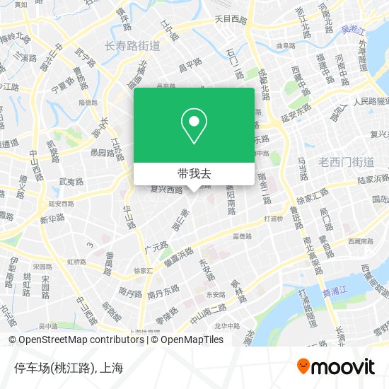 停车场(桃江路)地图