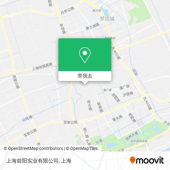 上海前阳实业有限公司地图