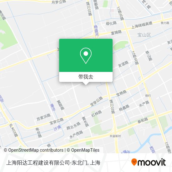 上海阳达工程建设有限公司-东北门地图
