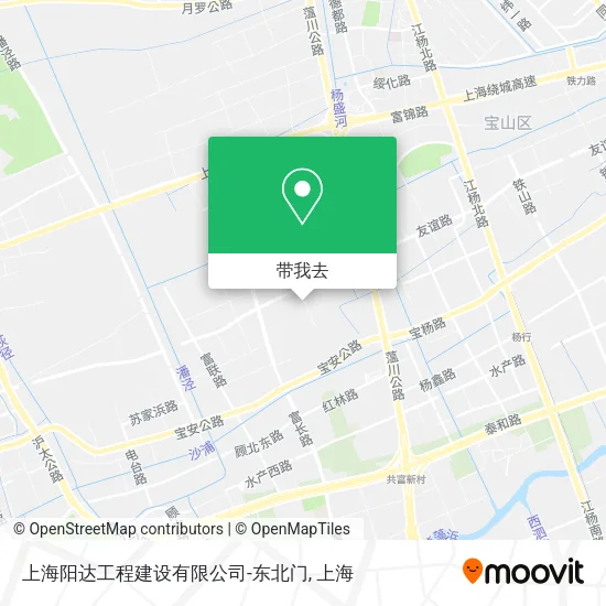 上海阳达工程建设有限公司-东北门地图