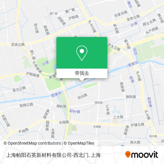 上海帕阳石英新材料有限公司-西北门地图