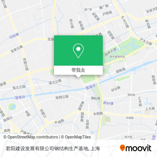 君阳建设发展有限公司钢结构生产基地地图