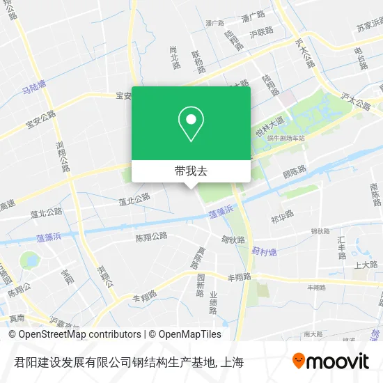 君阳建设发展有限公司钢结构生产基地地图