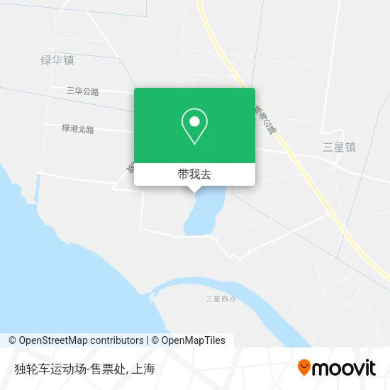 独轮车运动场-售票处地图