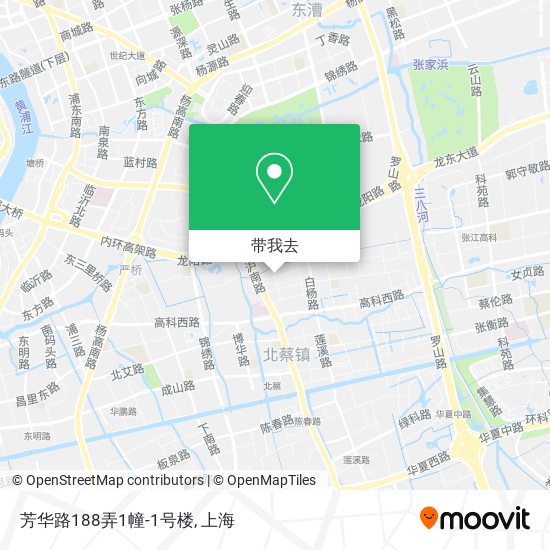 芳华路188弄1幢-1号楼地图