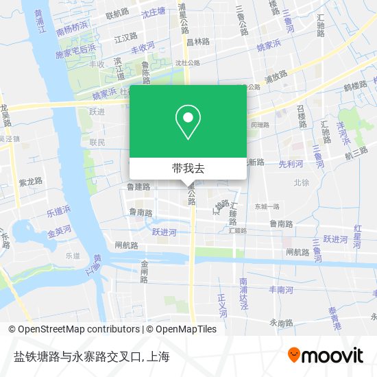 盐铁塘路与永寨路交叉口地图