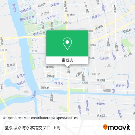 盐铁塘路与永寨路交叉口地图