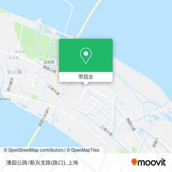 潘园公路/新兴支路(路口)地图