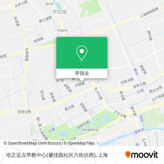 培正逗点早教中心(馨佳园社区六街坊西)地图