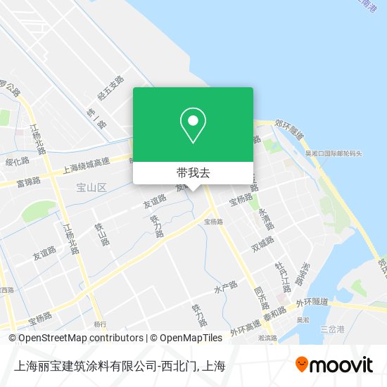 上海丽宝建筑涂料有限公司-西北门地图