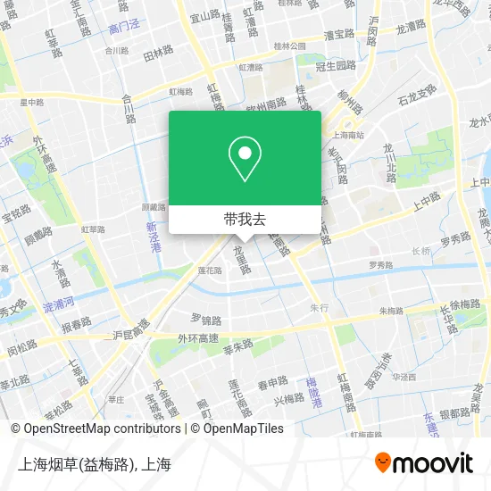 上海烟草(益梅路)地图
