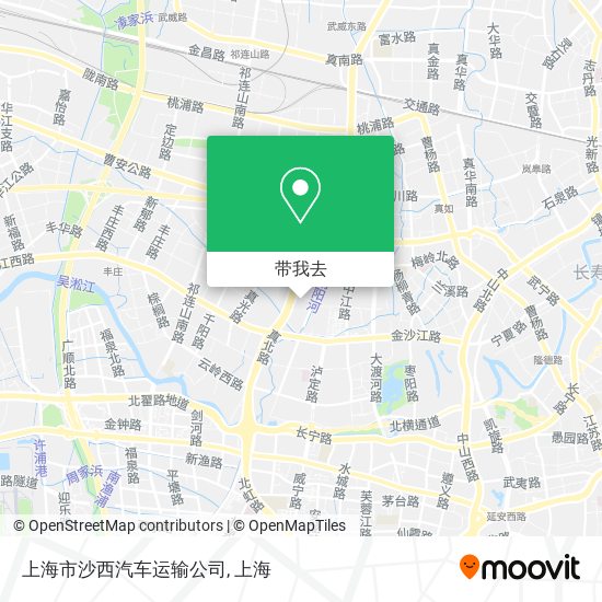 上海市沙西汽车运输公司地图