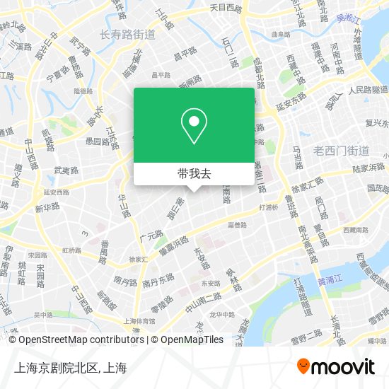 上海京剧院北区地图