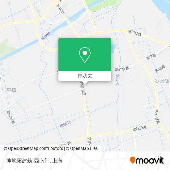坤地阳建筑-西南门地图