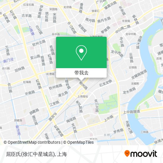 屈臣氏(徐汇中星城店)地图