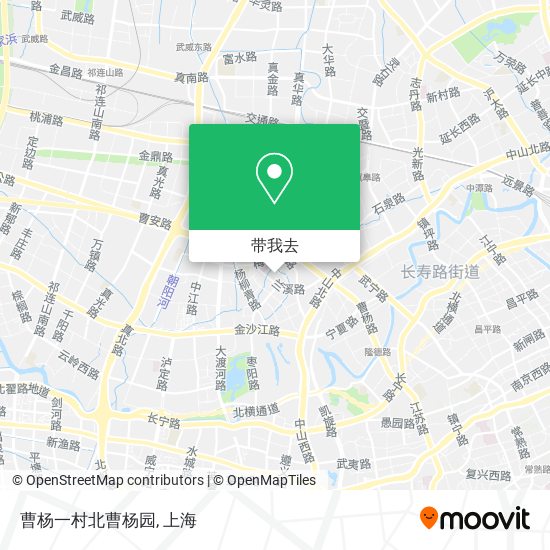 曹杨一村北曹杨园地图