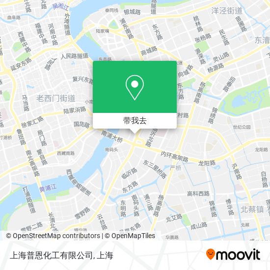 上海普恩化工有限公司地图