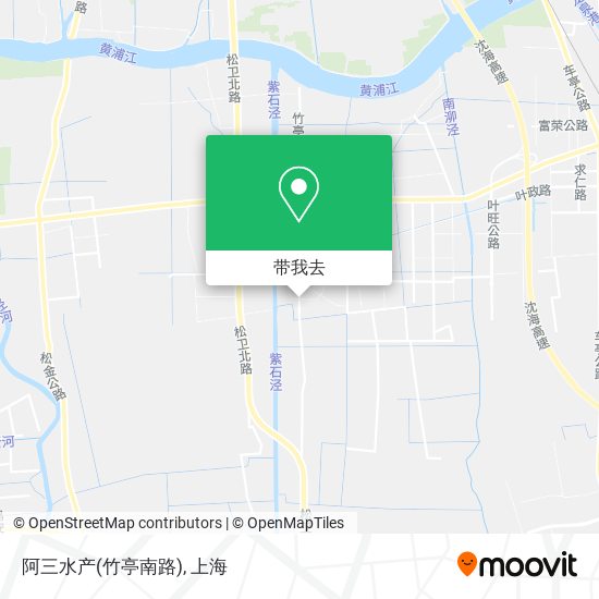 阿三水产(竹亭南路)地图